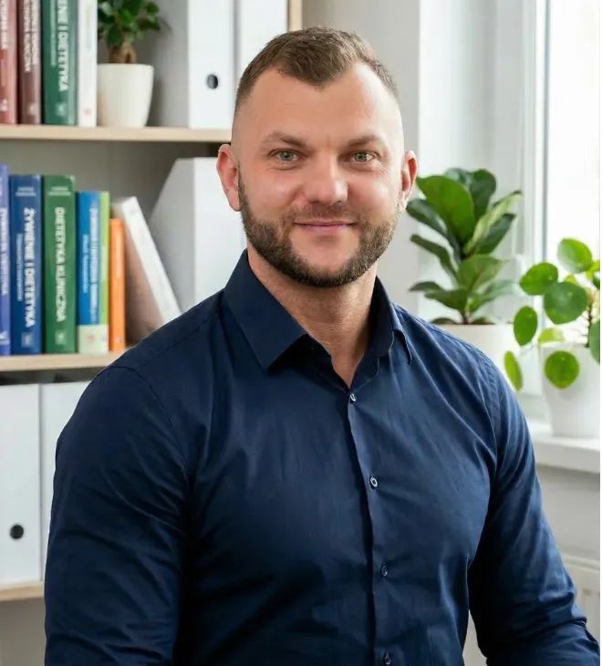 Michał Gołojuch - Ekspert Dietetyki Dolny Śląsk, Dietetyk Kliniczny Stronie Śląskie. Specjalista odchudzania i żywienia sportowego.